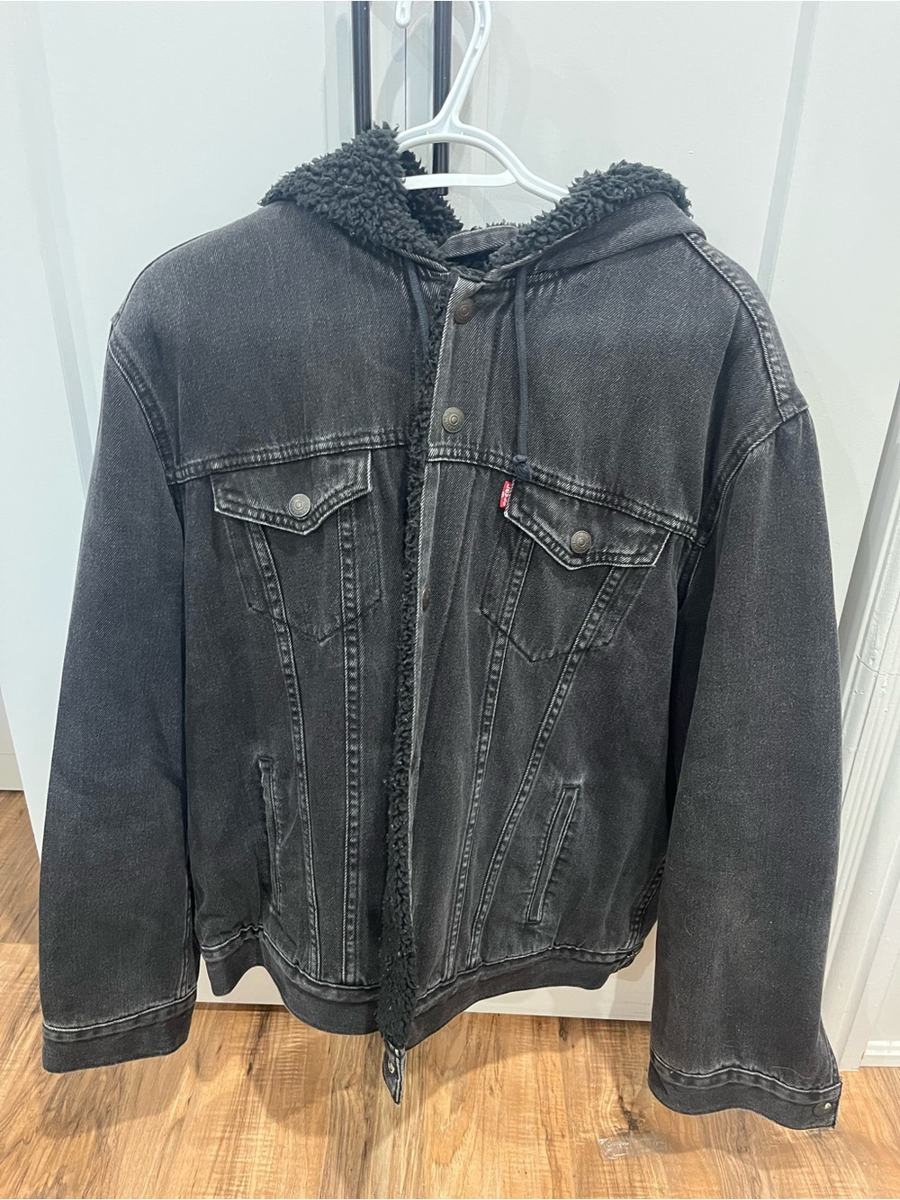 Levi's Black Sherpa Jacket
